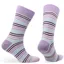 Norfolk Socks Fine Stripe-C Cotton Rich Sock Lilac